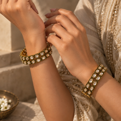 Noor Polki Bangle Set