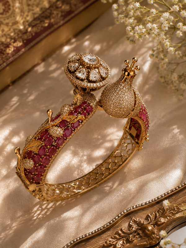Mayura Ruby Maharani Bracelet