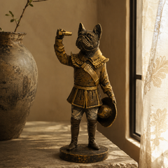 Sir Barkington – The Adventurer Dog Sculpture