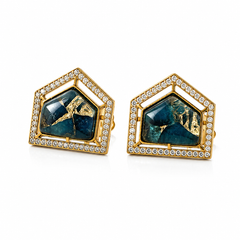 Teal Studs