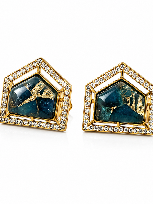 Teal Studs