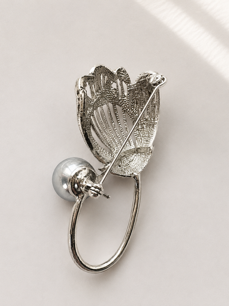 Celestia Pearl Bloom Brooch