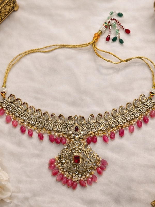 Ruby Meera Heritage Choker Set