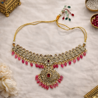 Ruby Meera Heritage Choker Set