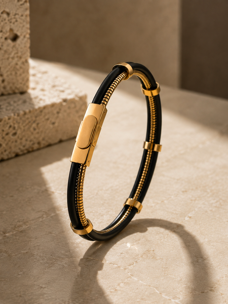 The Noir Helix Bracelet