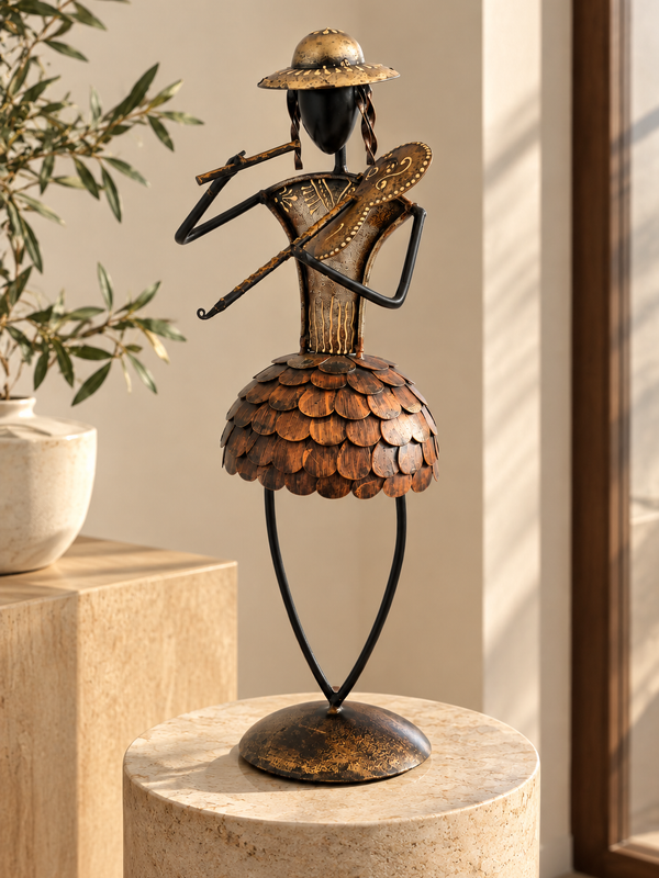 Raagini – The Musician Metal Sculpture