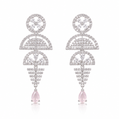 Blush Drop Earrings