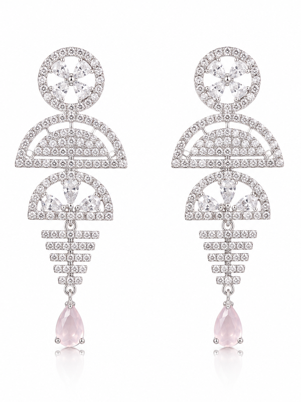 Blush Drop Earrings
