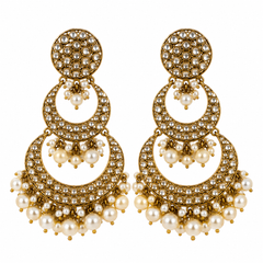 Noor Pearl Chandbali Earrings