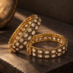 Noor Polki Bangle Set