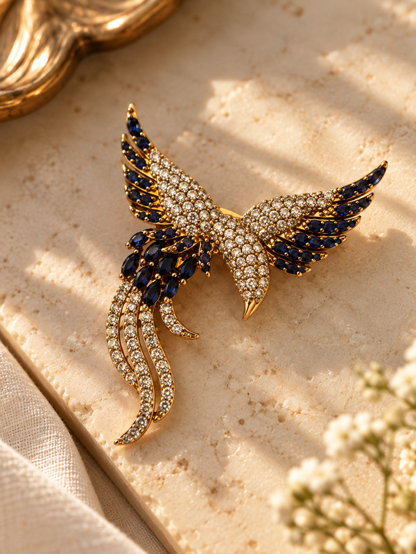 Neel Udaan Brooch