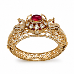 Mayura Ruby Statement Bracelet