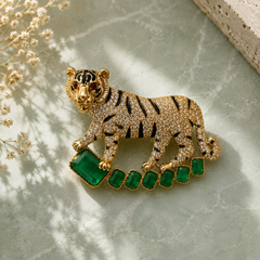 The Maharaja Tiger Brooch