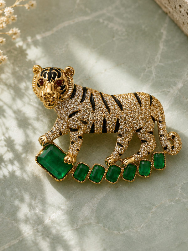 The Maharaja Tiger Brooch