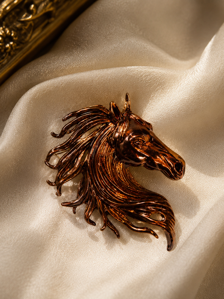 The Wild Spirit Horse Brooch