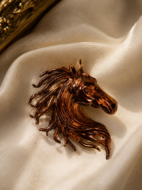 The Wild Spirit Horse Brooch