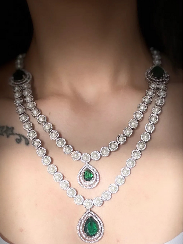Pearl Empress Emerald Set