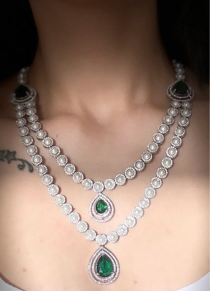 Pearl Empress Emerald Set