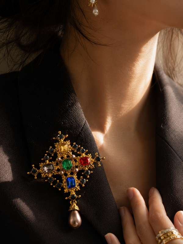 Regal Cross Heritage Brooch