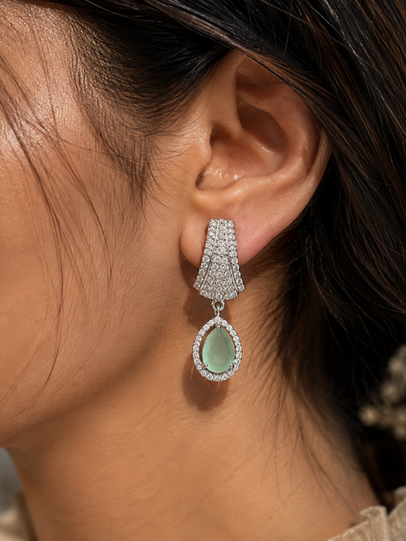 Meher Mint Drop Earrings