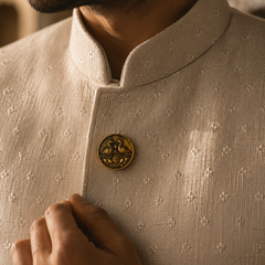 Mayura Heritage Gold Button Cover