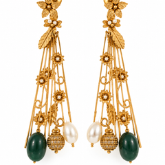 Bagh-e-Noor Botanical Necklace & Earrings Set