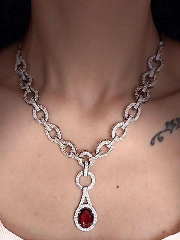 Crimson Link Diamond Set