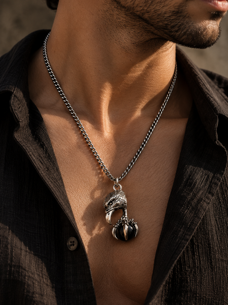 Aquila Eagle Claw Men's Pendant Chain