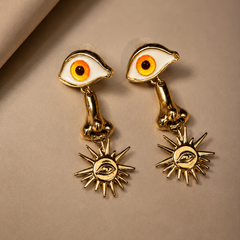 Nazar Na Lage Statement Earrings