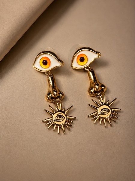 Nazar Na Lage Statement Earrings