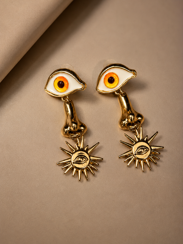 Nazar Na Lage Statement Earrings