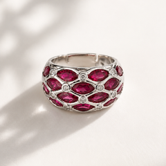 Ruby Luxe Statement Ring