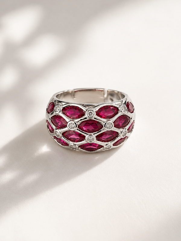 Ruby Luxe Statement Ring