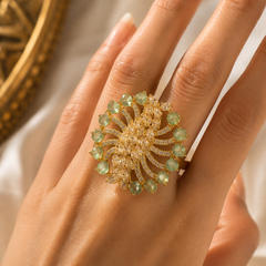 Aurelia Mint Statement Ring