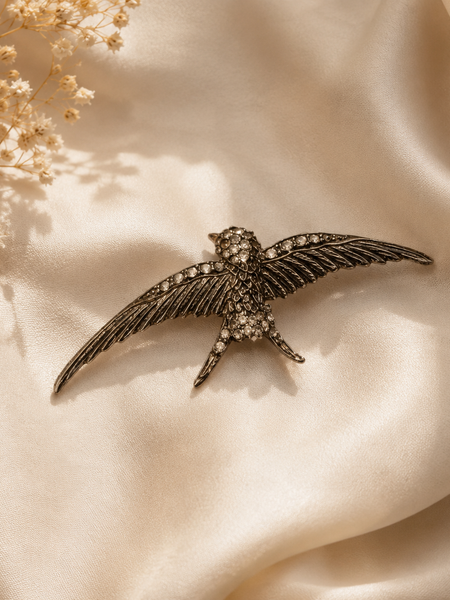 Midnight Soaring Brooch