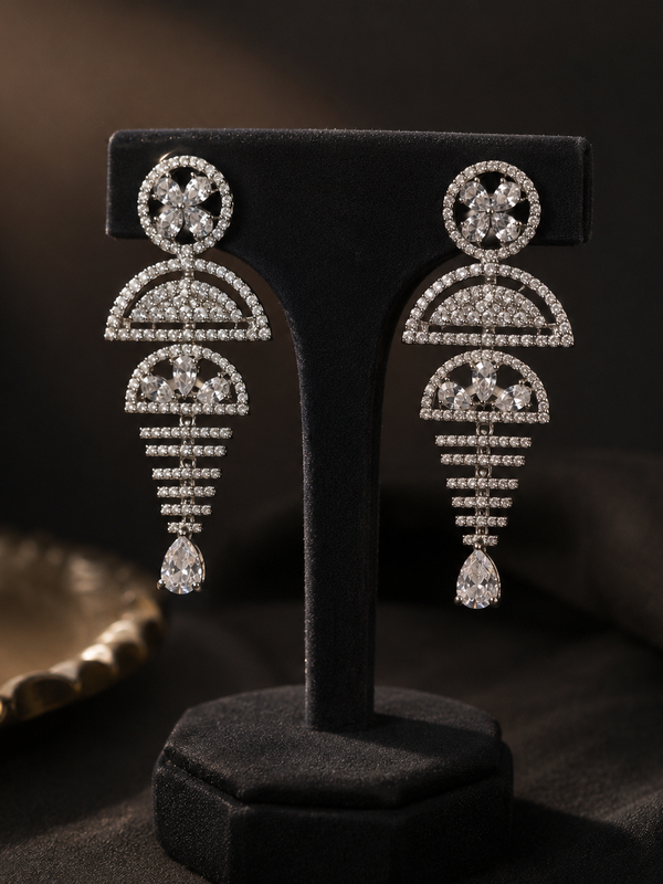 Celeste Crystal Drop Earrings
