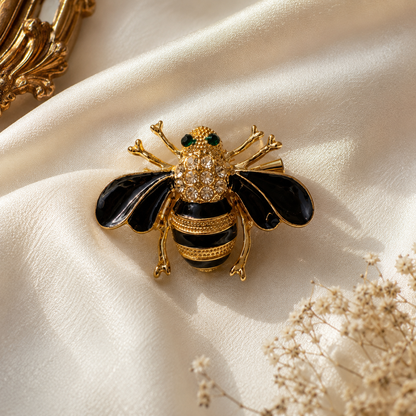 Noir Royale Bee Brooch