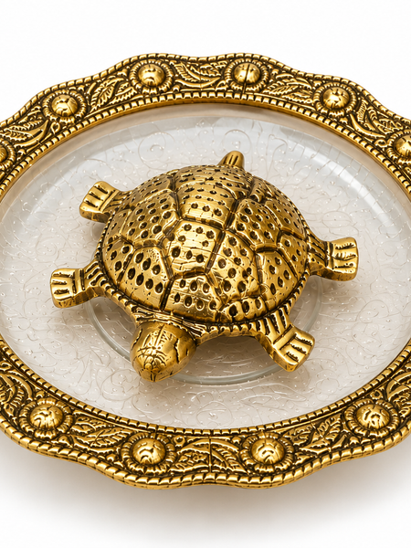 Kurma – The Golden Tortoise Decorative Platter