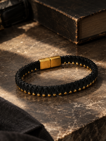The Noir Stud Bracelet