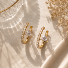 Celeste Solitaire Hoops