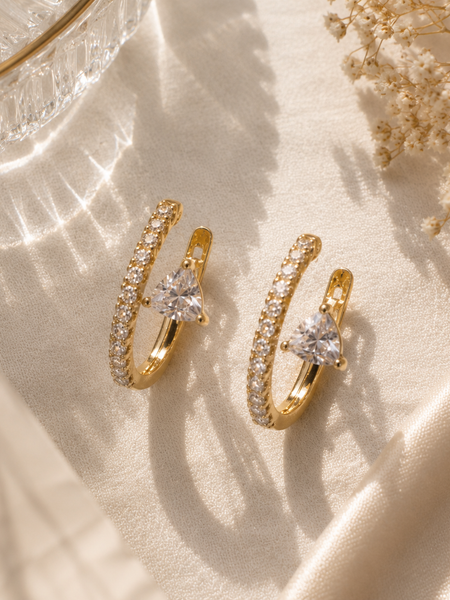 Celeste Solitaire Hoops