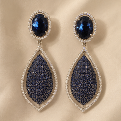 Neelam Midnight Drop Earrings