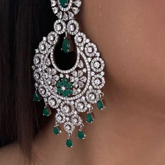 Ameera Emerald Diamond Earrings
