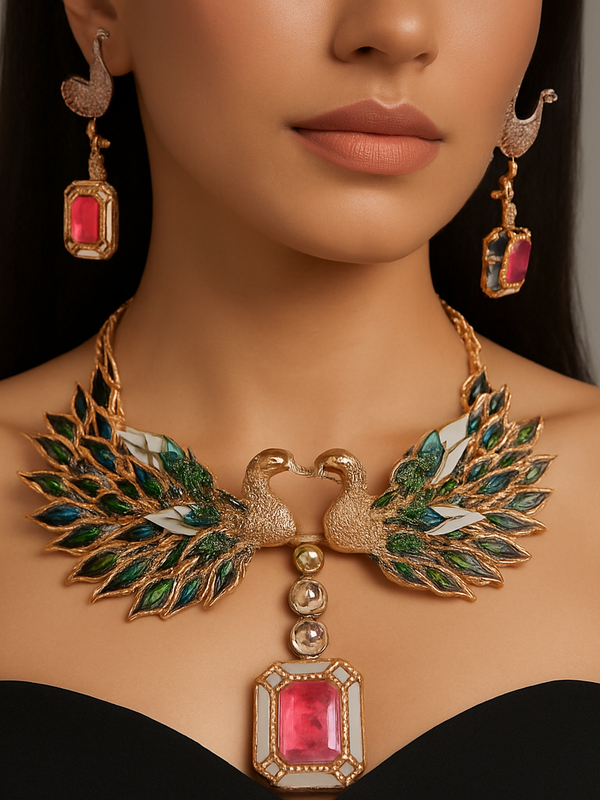 Majestic Peacock Harmony Necklace