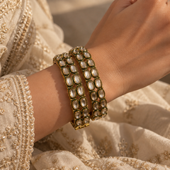Noor Polki Bangle Set