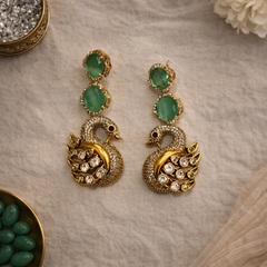 Emerald Swan Heritage Necklace Set