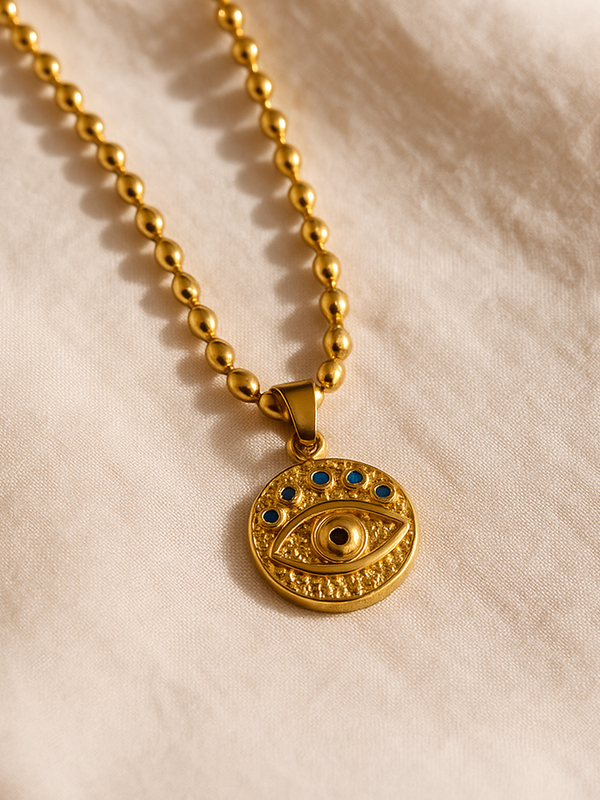 Eternal Protection Evil Eye Pendant Necklace