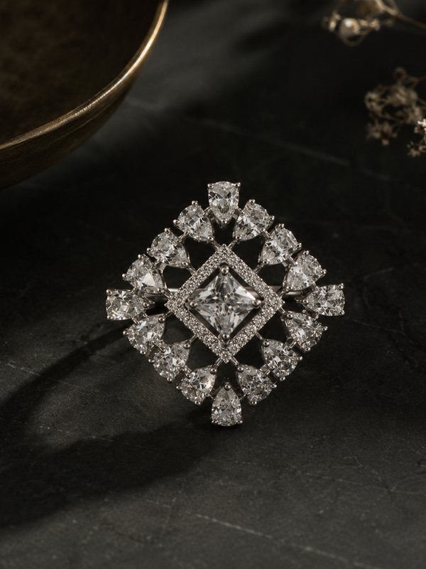 Ayla Diamond Statement Ring