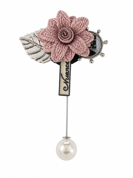Rosette Bloom Statement Lapel Pin