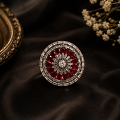 Rouge Celeste Statement Ring